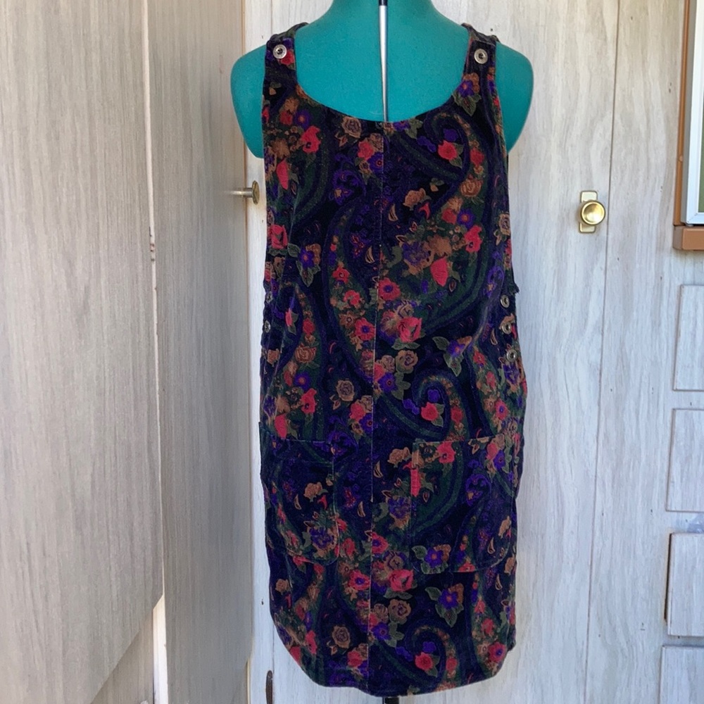 Velvet felt dress